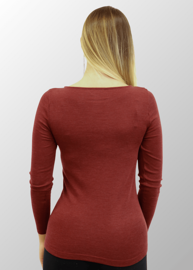 Maglia con ricamo floreale Ester in Lana Seta