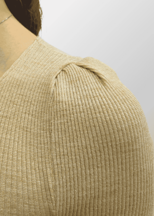 Maglia lamé maniche a 3/4 Giulia in Lana Seta