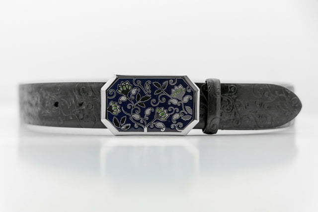 Cintura NOUVEAU PALLADIO & SMALTO in vacchetta a concia vegetale