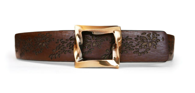 Cintura RITORTA ORO ANTICO in vacchetta a concia vegetale