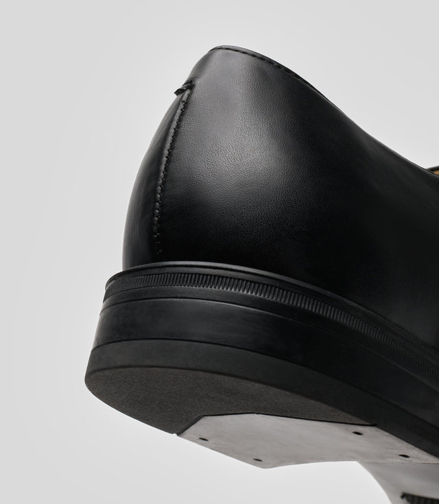 vegan monk strap black