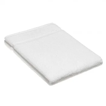 Bath mat in organic fairtrade cotton White_56694