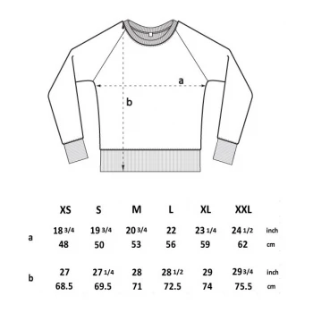 Sweatshirt raglan unisex Salvage Recycled in organic cotton_58826