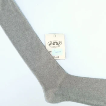 Long socks in natural flax fiber_61535