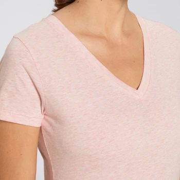 T-shirt woman Evoker Melange in organic cotton_61816