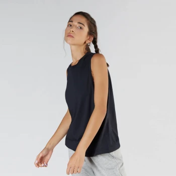Sport Loose Fit Tank Top in Organic Cotton and Micromodal_73100