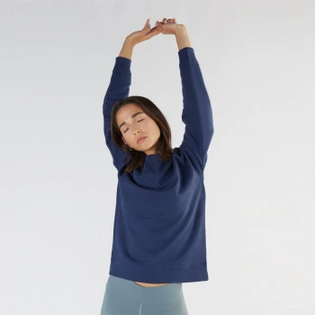 Women's Sport Sweatshirt in Organic Cotton and Tencel ™_73123
