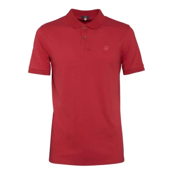 Polo classic shirt man Red in organic cotton and Bamboo_89793