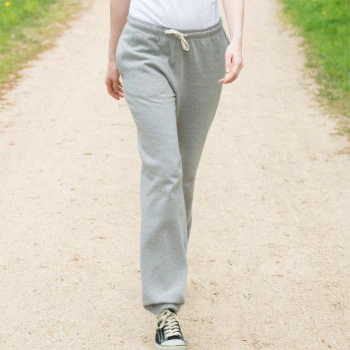 Unisex gray jogging pants in organic cotton_57321