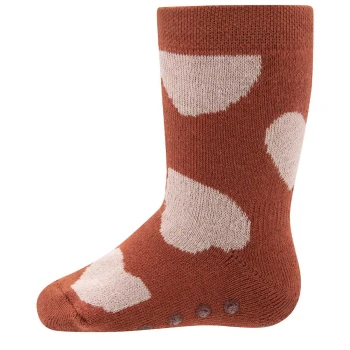 Non-slip copper socks for girls in organic cotton_99689
