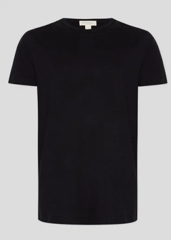 T-shirt for men in hemp and organic cotton - Black_100876