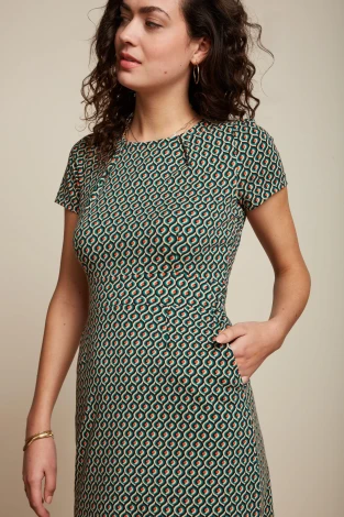 Rizo vintage dress for women in organic organic cotton_101562