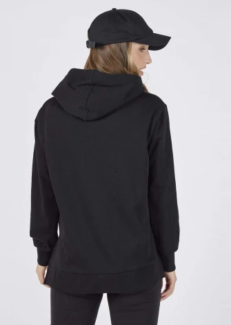 Sport sweatshirt with slits for women in organic cotton_103497