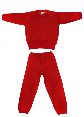 Organic wool terry two-pieces pyjamas for children_105010