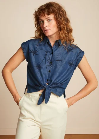 Daytrip vintage shirt in sustainable viscose eco-covero_109519