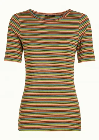 Cleo Stripes T-shirt in sustainable Ecovero viscose_108452