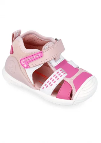 Baby Sport Fuchsia sandals for girls ergonomic and natural_109634