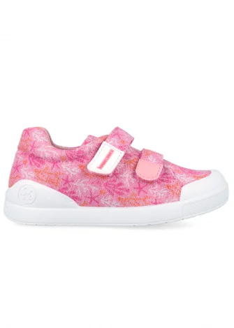 Lila Sneakers for girls in ergonomic and natural cotton_109671