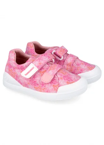 Lila Sneakers for girls in ergonomic and natural cotton_109673
