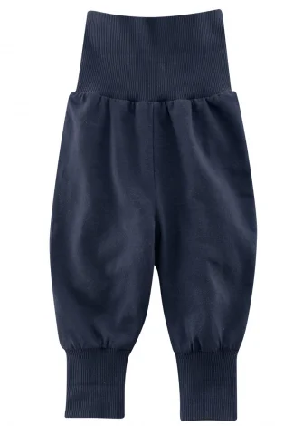 Boy's blue Egg trousers in organic cotton_109838