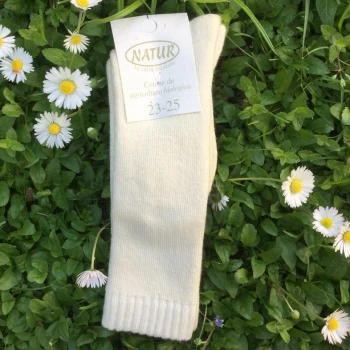 Knee-high socks in organic cotton terry_43177