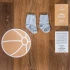 Eucalyptus Fiber Baby Socks pack of 3 - Cloud