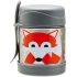 Stainless steel thermos food container with cutlery - Fox