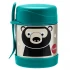 Stainless steel thermos food container with cutlery - Bear
