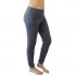Yoga pants Schlichten in organic cotton - Melange blue