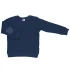 100% organic cotton piquet sweatshirt for children - Indigo blue