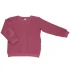 100% organic cotton piquet sweatshirt for children - Old rose