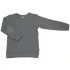 100% organic cotton piquet sweatshirt for children - Gray melange