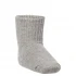 Baby Alpaca and cotton socks for children - Gray melange