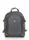 Backpack with external zip PURE HF in hemp - Gray
