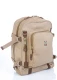 Backpack with external zip PURE HF in hemp - Camel