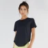 Sport Loose Fit T-shirt in Organic Cotton and Micromodal - Black