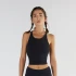 Crop Top for Sport in Organic Cotton - Black