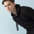 EasyBio men's hoodie in organic cotton - Black