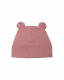 TEDDY hat with ears for children in organic cotton - Pink