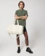 Unisex sports bag made of organic cotton - Natural white
