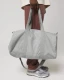 Unisex sports bag made of organic cotton - Gray melange