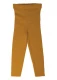 Elina leggings for children made of pure organic merino wool - Turmeric