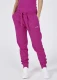 Jogger sweatpants OWN for women in organic cotton - Raspberry