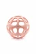 Silicone ball teething ring massager - Pink