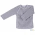 Baby long sleeve kimono shirt in organic cotton chenille - Gray