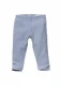 Home Basic children's leggings in pure organic cotton - Blue