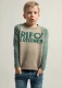 Rifolutioner Children's Sweater in Regenerated Cashmere - Green