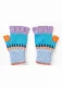 Alloa Scottish Fingerless Gloves for women in pure merino wool - Iris