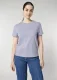 Women's Muser Raw T-shirt in organic cotton - Lavender