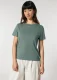 Women's Muser Raw T-shirt in organic cotton - Thyme